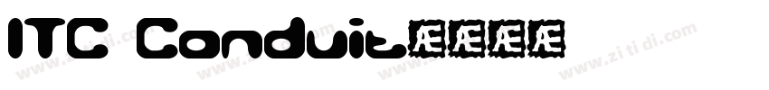 ITC Conduit字体转换